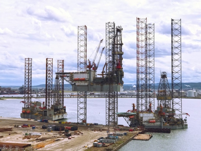 Ensco Jack-Up Rigs at ASP - 3rd July 2017