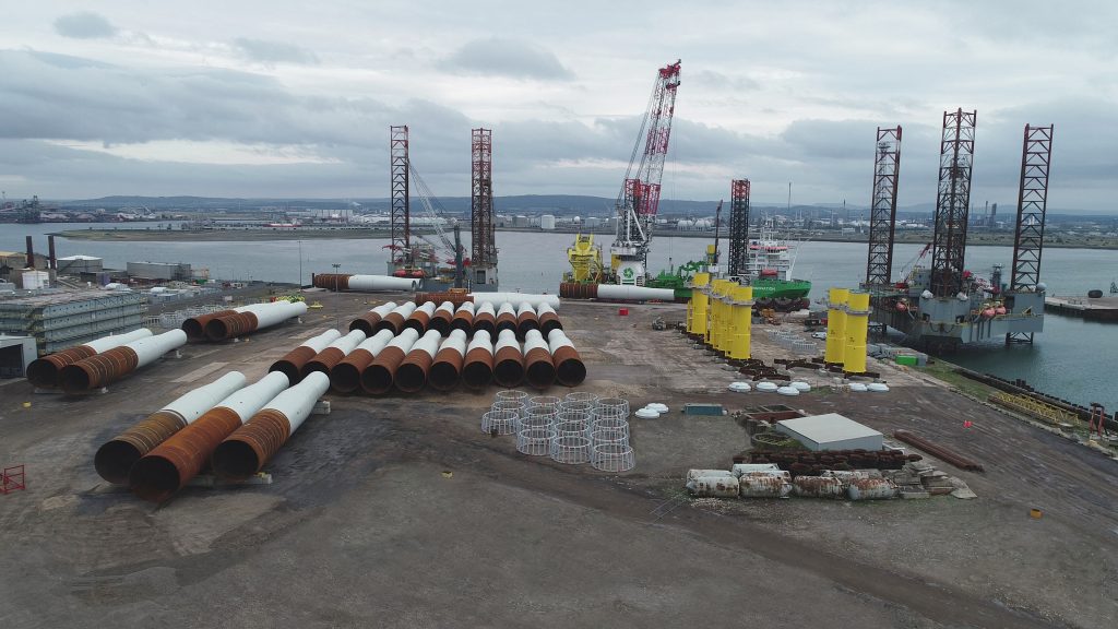 Able Seaton Port - Hornsea Offshore Wind Farm Feeder Port - 18th August 2018